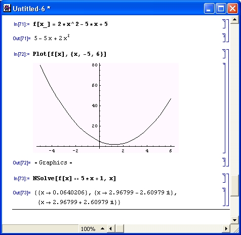 Решение систем уравнений в mathematica