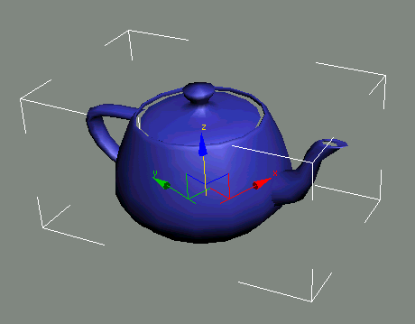 3D Studio Max: Teapot (Чайник) - параметрический примитив, позволяющий моделировать чайники по типу заварного.