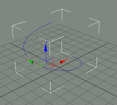 3D Studio Max: Helix (Спираль) - объект трехмерной спирали, позволяющий контролировать число витков, высоту, внутренний и наружный радиусы.
