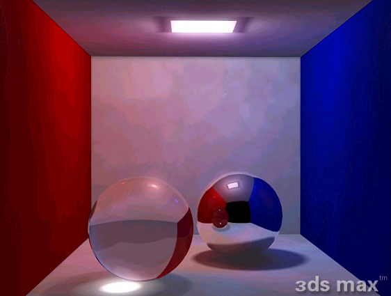 3D Studio Max: Flat Mirror (Плоскость Зеркала) - достаточно условный тип карты, применяемый только к плоским граням объектов, не имеющих никакого сглаживания ребер.