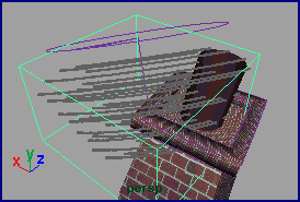 Maya: Начальный вид испускаемых частиц